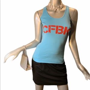 Tank Top Blue Bangkok 100%Cotton